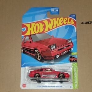 Toyota AE86 Sprinter Trueno Hot wheels collectable